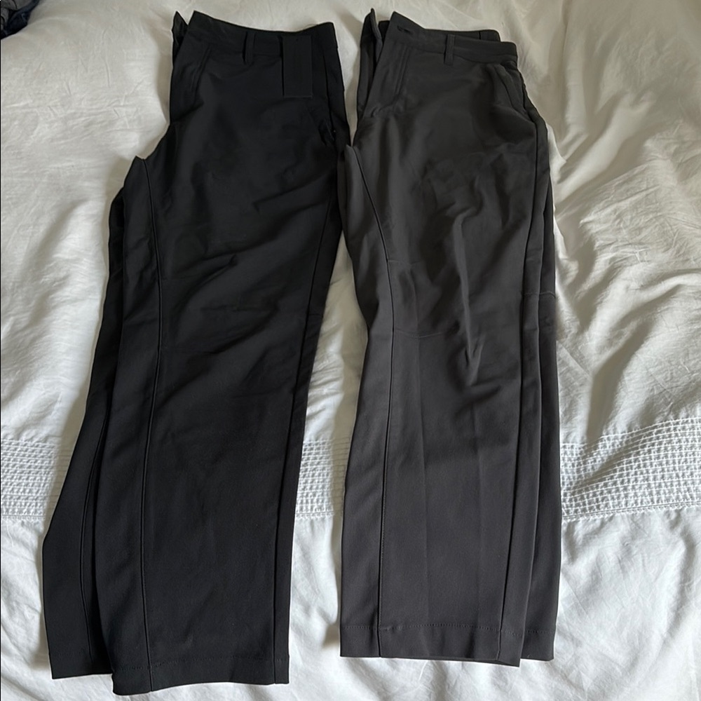 Men's Black and Gray Pants